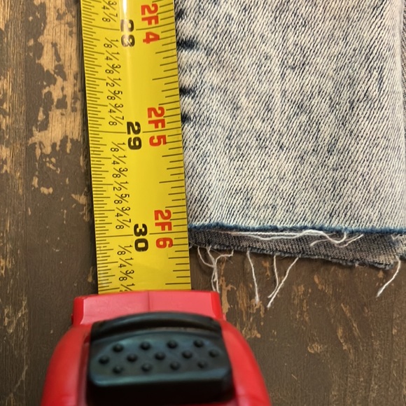 Vanilla Star juniors size 9 seamed front high rise split denim jeans - Picture 11 of 13